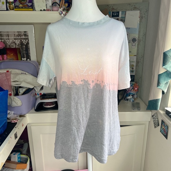 Wildfox Distressed Oversized “Lost” Shirt - Picture 1 of 5
